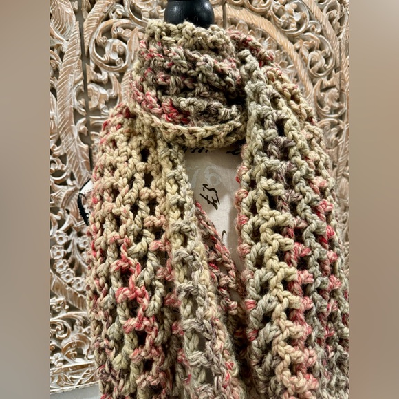 Handmade Crochet Scarf- 15”Wx56”L - Picture 9 of 12